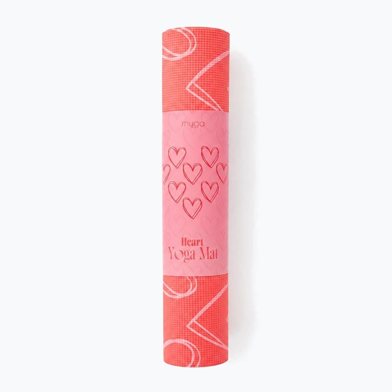 Jógová podložka Myga Heart Limited Edition red 4