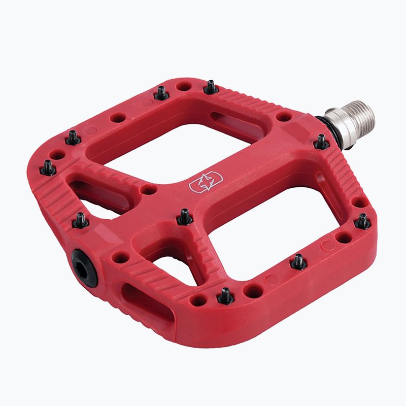 Cyklistické pedály OXC Loam 20 Flat red