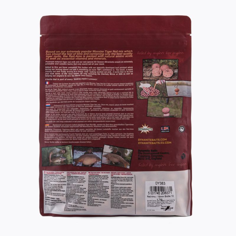 Dynamite Baits Monster Tiger Nut Red Amo růžové kaprové boilies ADY040383 2