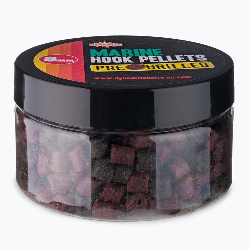 Dynamite Baits Předvrtané pelety HP Marine Halibut červenohnědé ADY040962