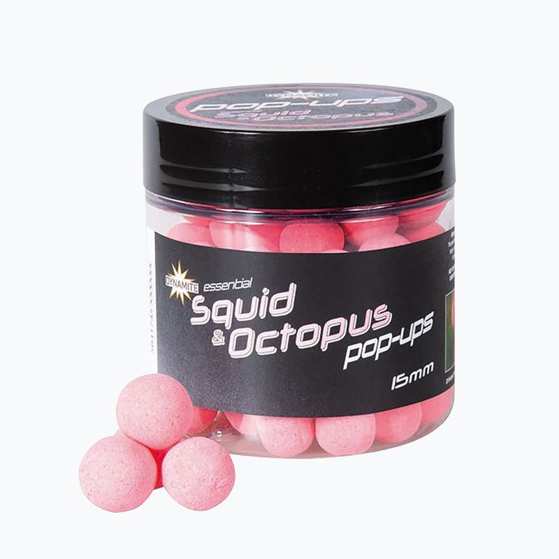 Dynamite Baits Squid Octopus Fluoro Pop Up 15mm růžová ADY041611