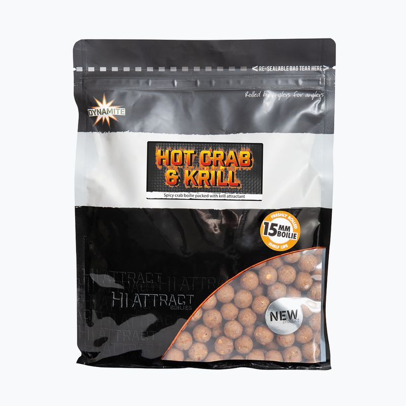 Dynamite Baits Proteinové kuličky Hot Crab & Krill 1 kg