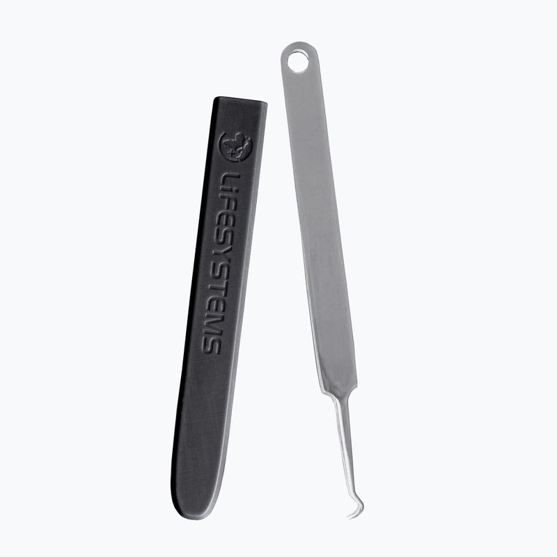 Pinzeta na klíšťata Lifesystems Trick Tweezers stříbrná LM6580