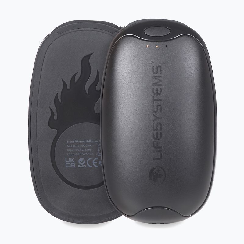 Ohřívač rukou Lifesystems Rechargeable Dual Palm Handwarmer USB & USB C black 2