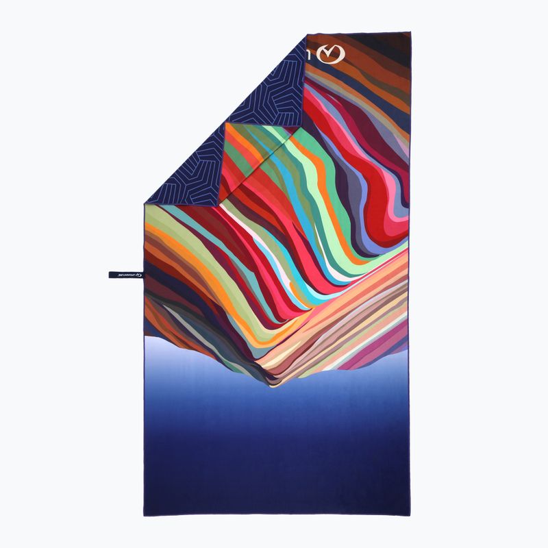 Rychleschnoucí ručník Lifeventure Recycled SoftFibre Trek rainbow mountains