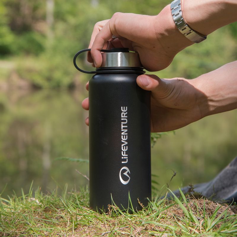 Termoláhev Lifeventure Stainless Steel Flask 1000 ml black 4
