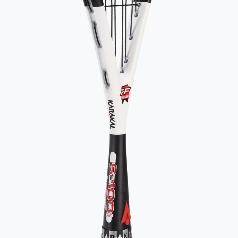Squashová raketa Karakal S-100 FF 2.0 černobílá KS22004 4