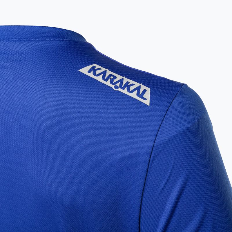 Pánské tenisové tričko Karakal Training Tee modré KC8064 5