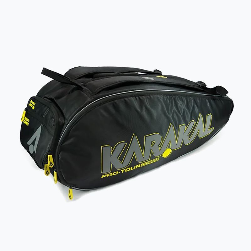Squashový bag Karakal Pro Tour Comp 2.0 čeblack/yellow 2