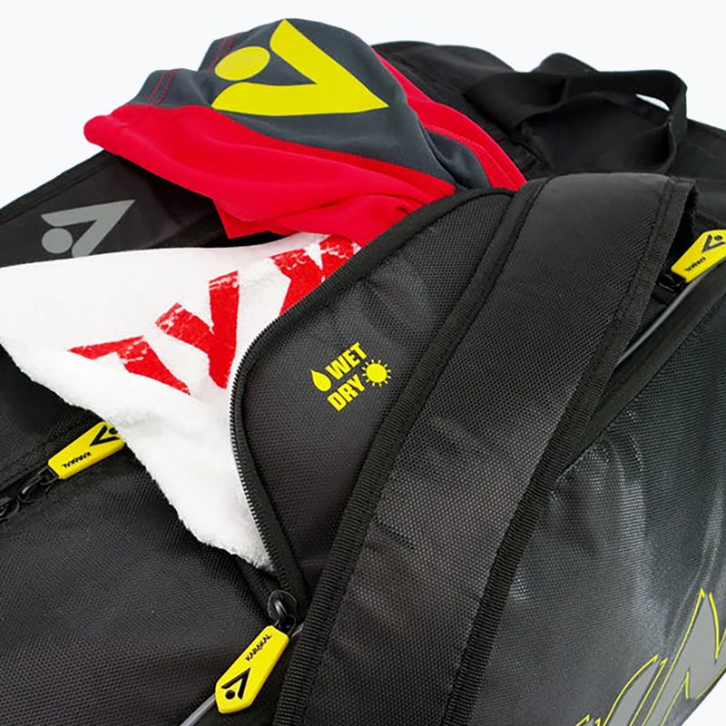 Squashový bag Karakal Pro Tour Comp 2.0 čeblack/yellow 7