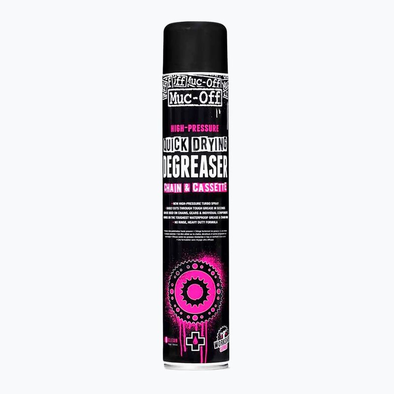 Odmašťovač řetězů Muc-Off High Pressure Quick Drying Decreaser Chain&Cassete 750 ml