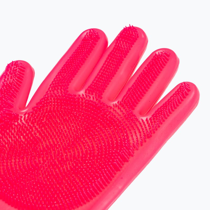 Rukavice na čištění kol Muc-Off Deep Scrubber Gloves pink 5