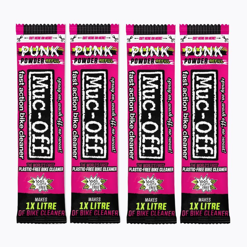 Čistítí přípravek na kola Muc-Off Punk Powder Bike Cleaner 4 szt