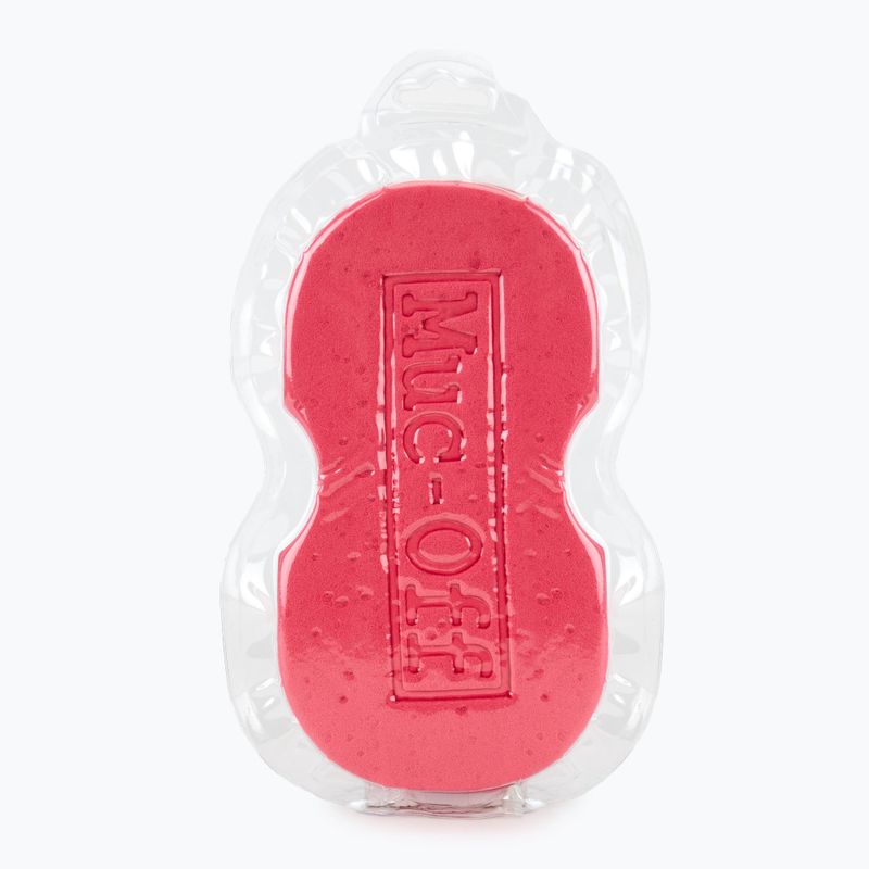 Čistící houbička na kola Muc-Off Expanding Pink Sponge 2