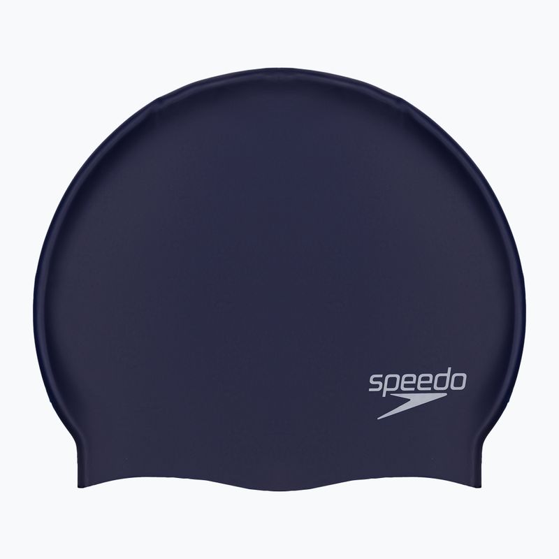 Plavecká čepice Speedo Plain Flat Silicone navy blue 68-70991