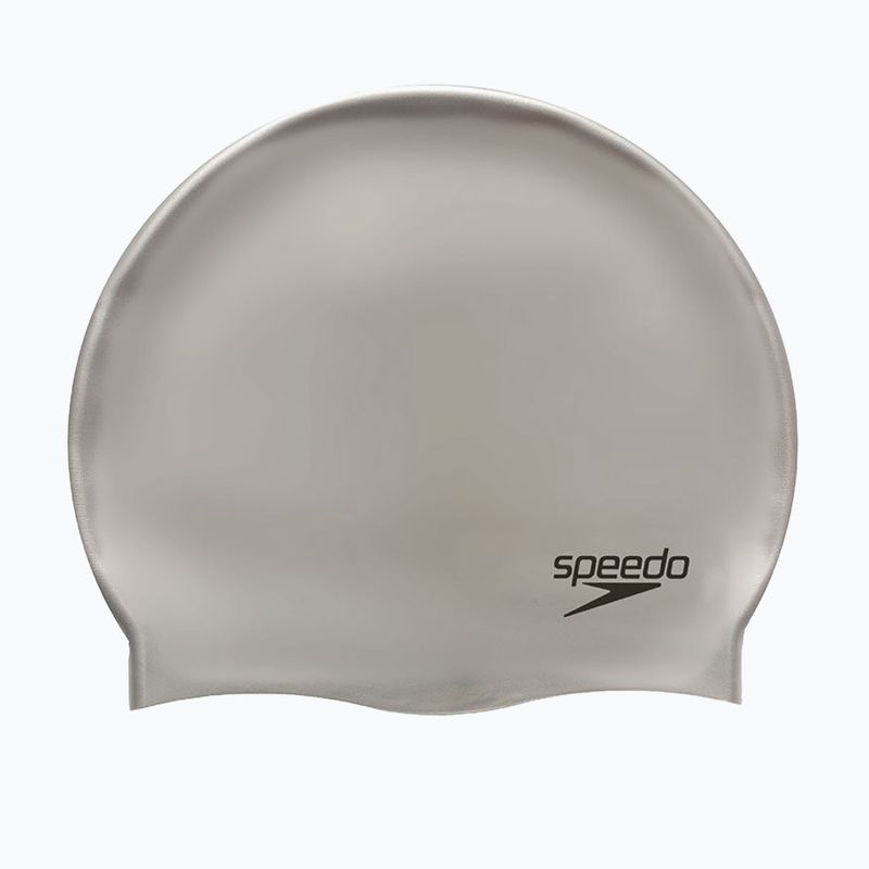 Speedo Plochá silikonová čepice šedá 8-7099 2