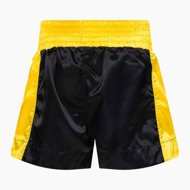 Tréninkové šortky EVERLAST Muay Thai černo-zlate EM6 2