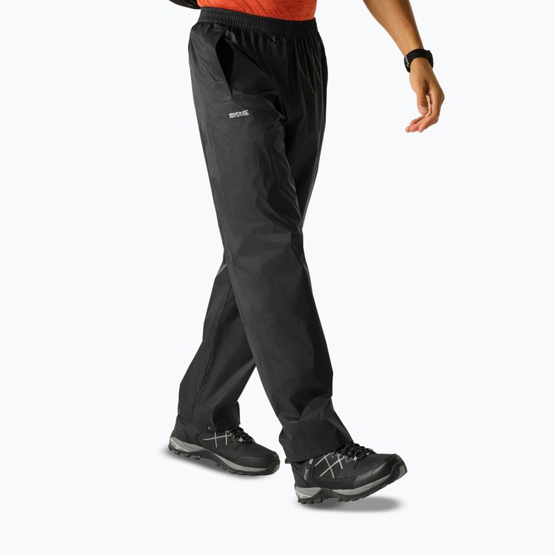 Pánské trekingové kalhoty REGATTA Pack It Overtrousers black