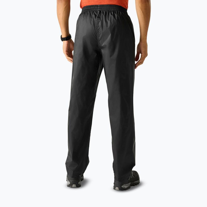 Pánské trekingové kalhoty REGATTA Pack It Overtrousers black 3