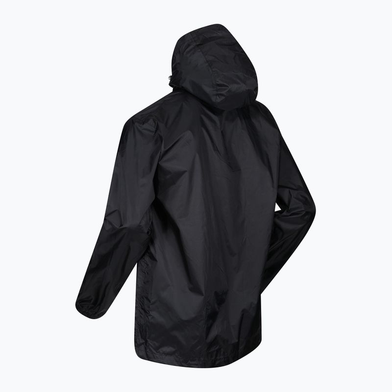 Pánská bunda do deště REGATTA Pack-It III black 3