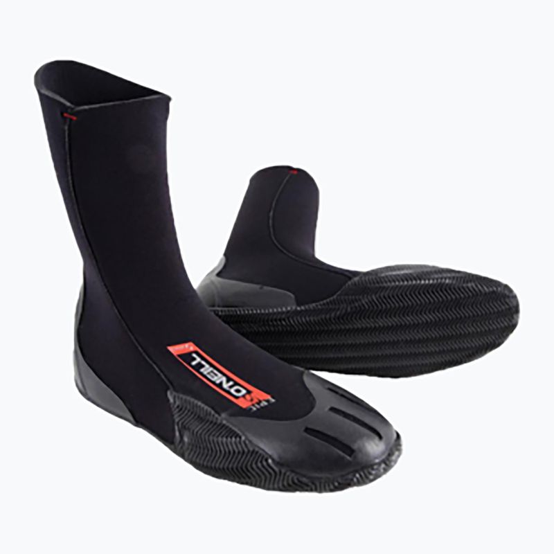 Neoprenové boty O'Neill Epic 5 mm Round Toe black