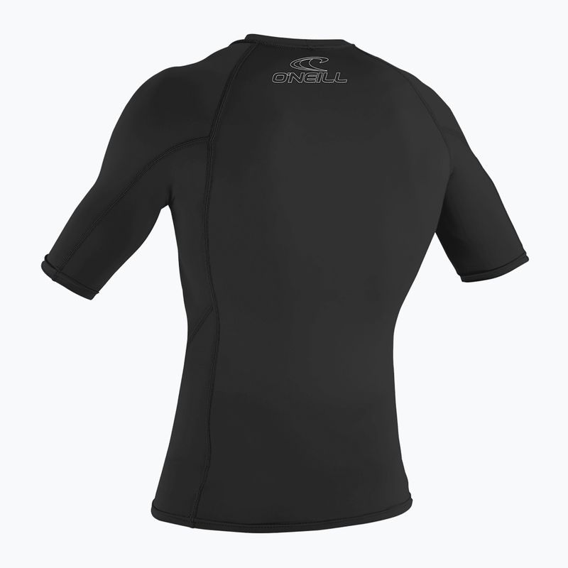 Pánské plavecké tričko O'Neill Basic Skins Rash Guard černé 2