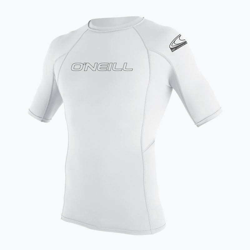 Pánské plavecké tričko O'Neill Basic Skins Rash Guard white