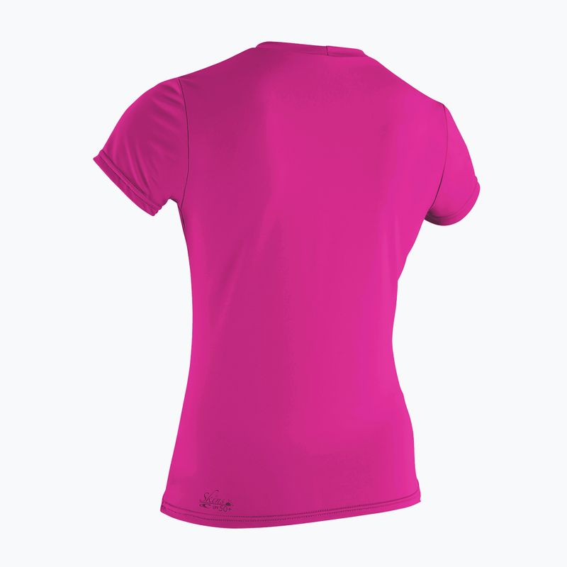 Dámské plavecké tričko O'Neill Basic Skins Sun Shirt fox pink 2