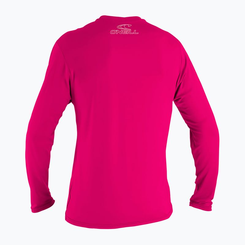 Plavecké tričko longsleeve O'Neill Basic Skins LS Sun Shirt watermelon 2