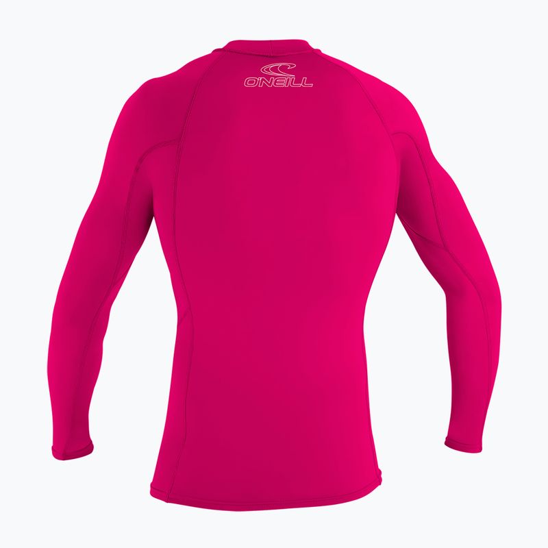 Dětské plavecké tričko Longsleev  O'Neill Basic Skins LS Rash Guard watermelon 2