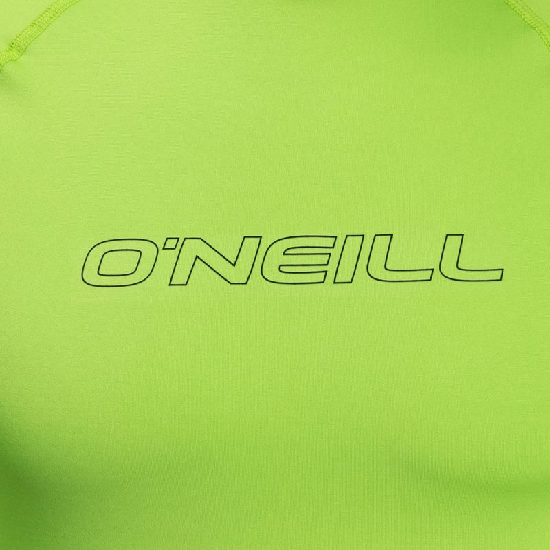 Surf tričko O'Neill Basic Skins LS Rash Guard lime green 3342 3
