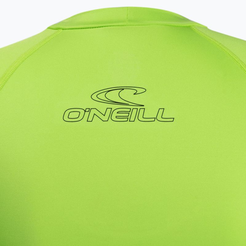 Surf tričko O'Neill Basic Skins LS Rash Guard lime green 3342 4