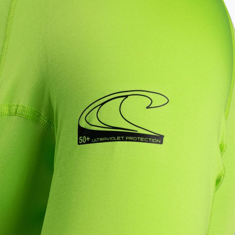 Surf tričko O'Neill Basic Skins LS Rash Guard lime green 3342 5