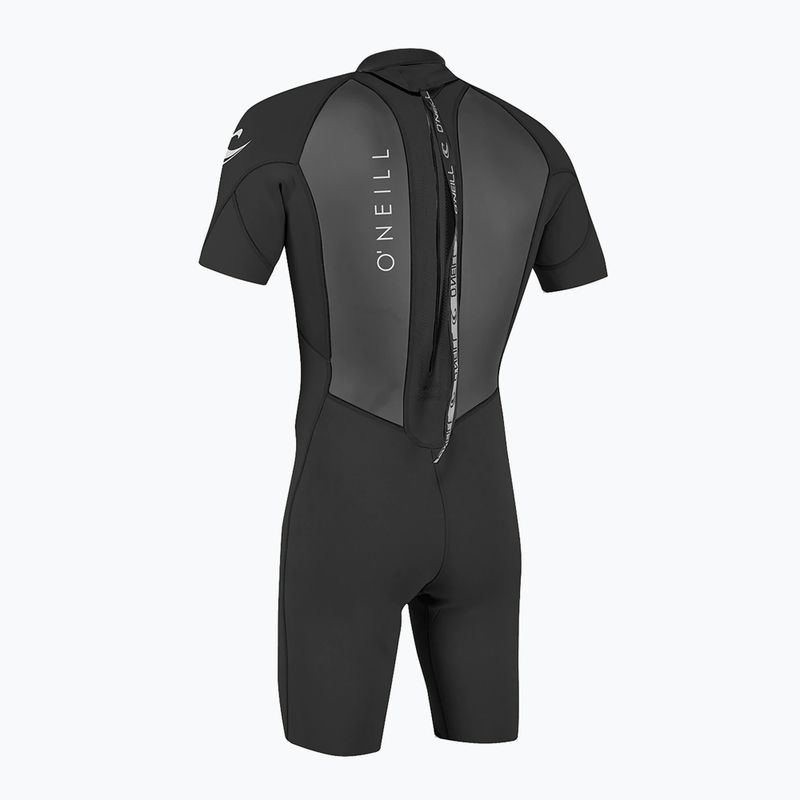 Pánský neopren   O'Neill Reactor-2 2 mm Back Zip S/S Spring black 2