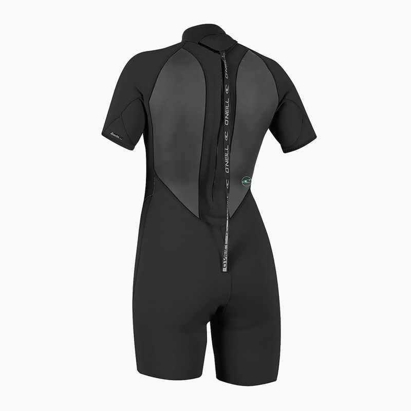 Dámský neopren   O'Neill Reactor-2 2 mm Back Zip S/S Spring black 2