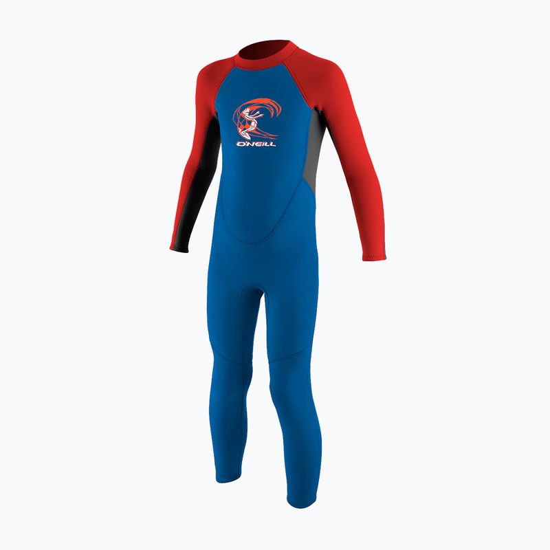 Dětský neopren   O'Neill Toddler Reactor-2 2 mm Back Zip Full ej9/ocean/graph/red 8