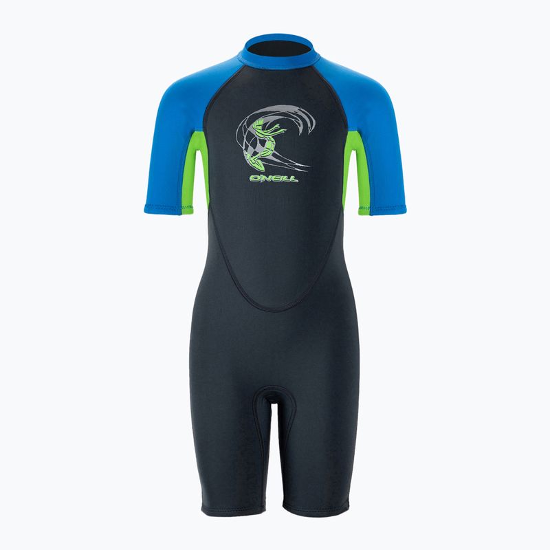 Dětský neopren   O'Neill Toddler Reactor-2 2 mm Back Zip S/S fx6/graphite/dayglo/ocean