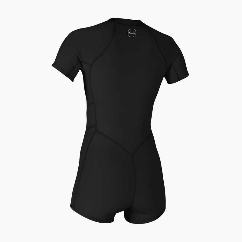 Dámský plavecký neopren O'Neill Bahia 2/1 mm Front Zip Spring black 2