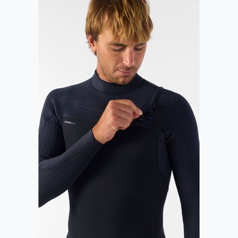 Pánský neopren O'Neill Hyperfreak 5/4+ mm Chest Zip Full black/black 5
