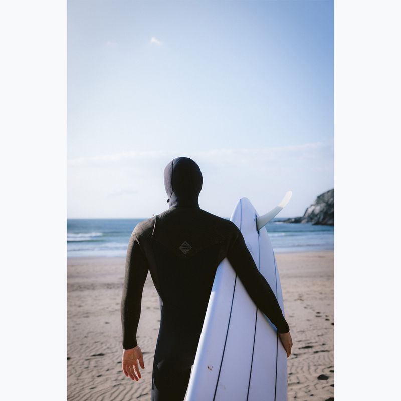 Pánský neopren O'Neill Hyperfreak 4/3+ mm Chest Zip with Hood black/black 8