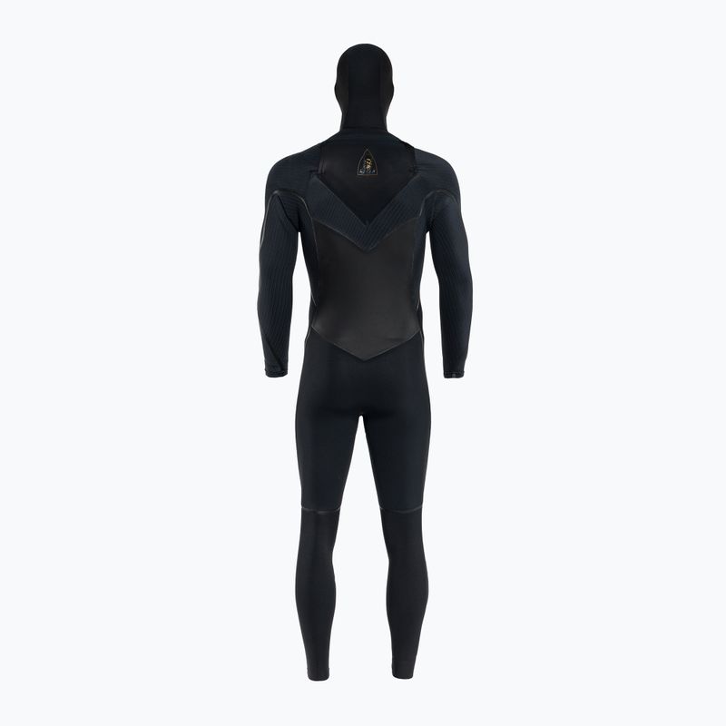 Pánský neopren   O'Neill Mutant Legend 5/4 Chest Zip W/Hood Full black 3