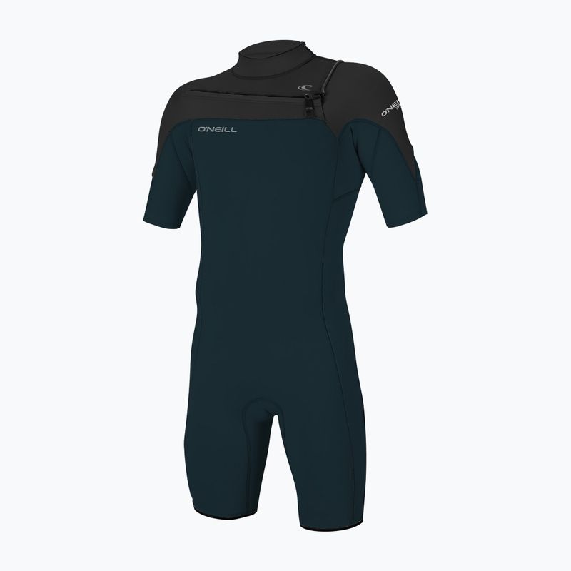 Pánský neopren   O'Neill Hammer 2 mm Chest Zip S/S Spring black