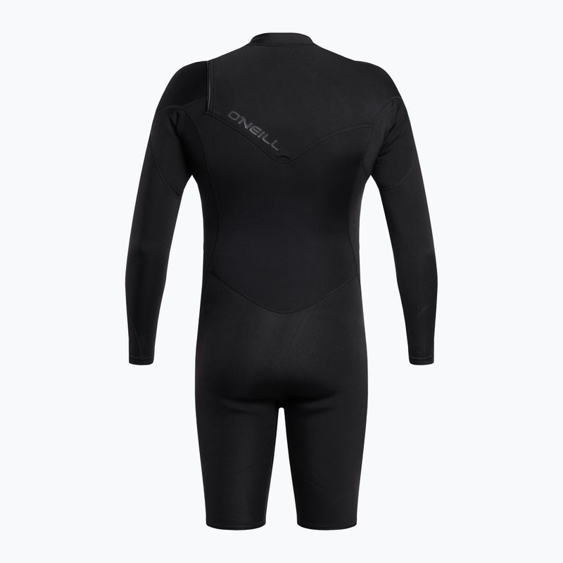 Pánský neopren   O'Neill Hammer 2 mm Chest Zip L/S Spring black 2