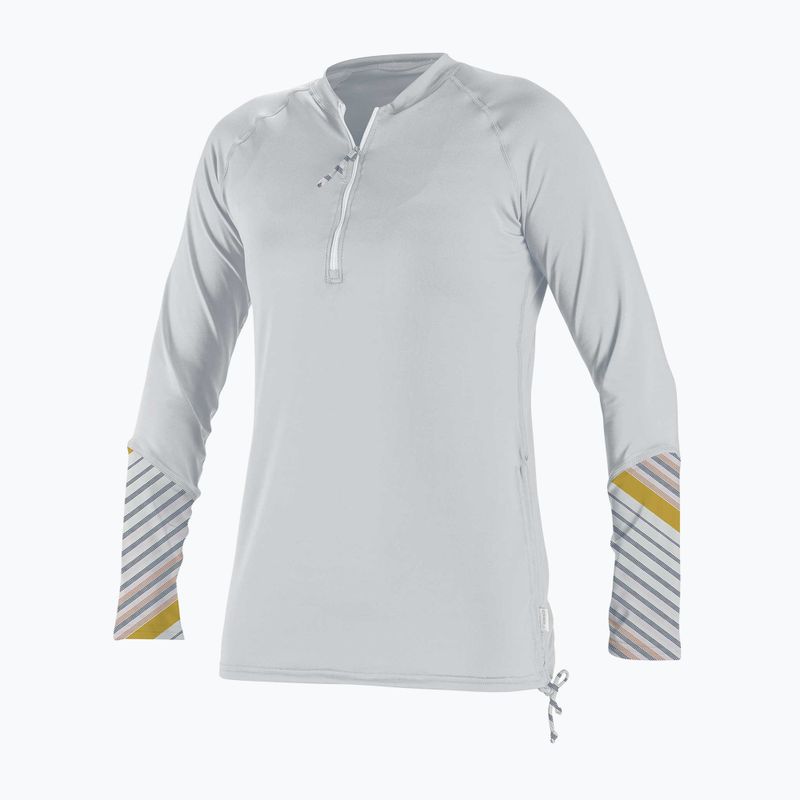 Dámské plavecké tričko longsleeve O'Neill Front Zip Sun white/mika