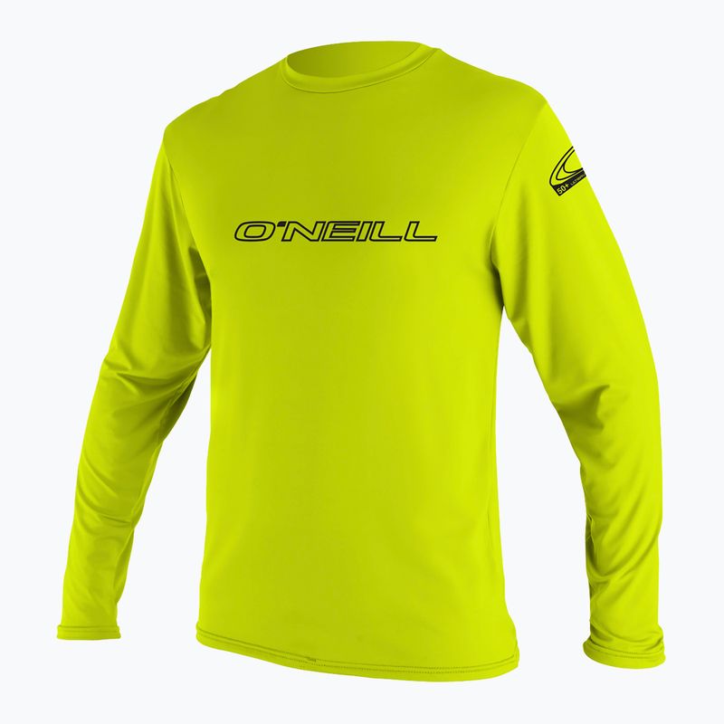Pánské tričko O'Neill Basic Skins LS Sun lime green 4339