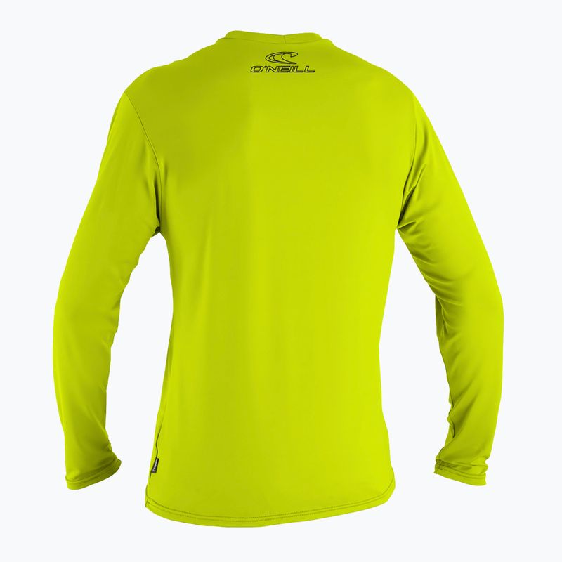 Pánské tričko O'Neill Basic Skins LS Sun lime green 4339 2