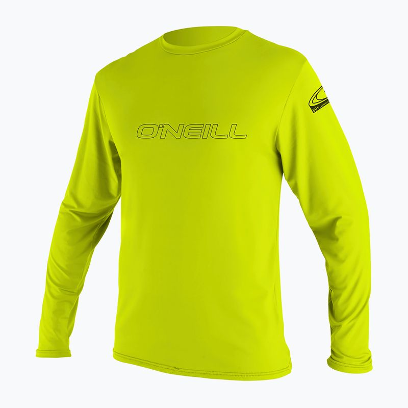 Plavecké tričko Longsleeve O'Neill Youth Basic Skins Sun Shirt lime