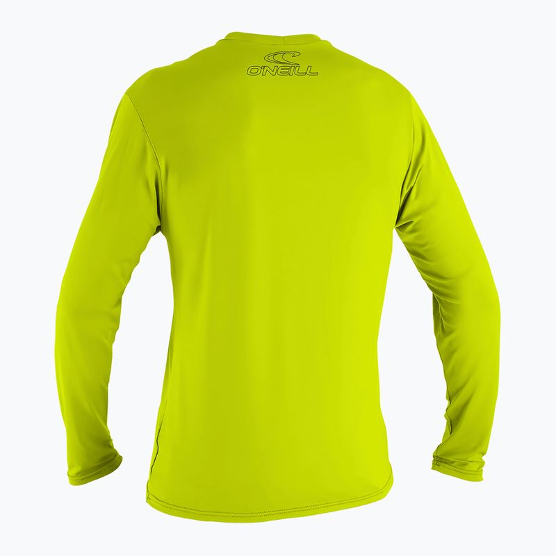 Plavecké tričko Longsleeve O'Neill Youth Basic Skins Sun Shirt lime 2