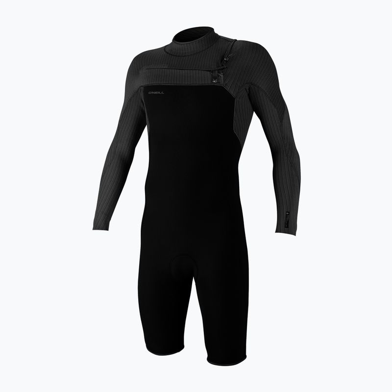 Pánský neopren   O'Neill Hyperfreak 2 mm Chest Zip L/S Spring black