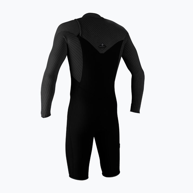 Pánský neopren   O'Neill Hyperfreak 2 mm Chest Zip L/S Spring black 2